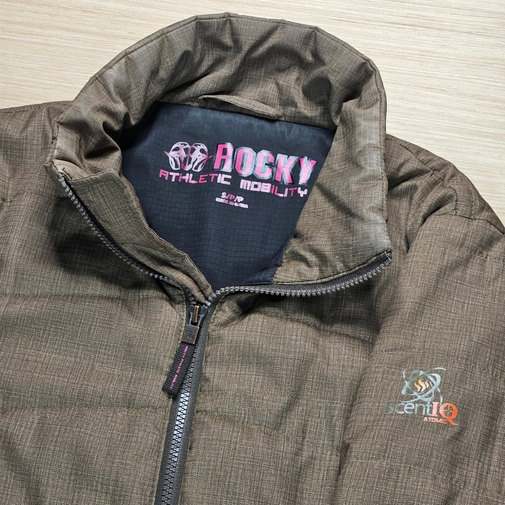 Rocky Athletic Mobility Womens S Quilted Puffer Jacket Coat Lightweight ScentIQ